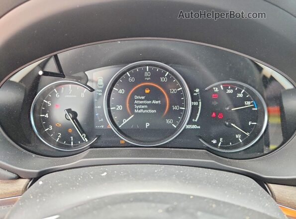 JM3KFBXYXR0361416 2024 MAZDA CX-5 Gray Вид щитка приладів