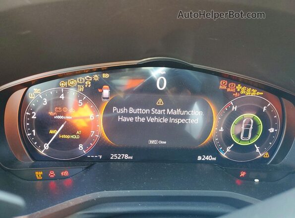 JM3KJDHC8S1108818 2025 MAZDA CX-70 Gray Instrument cluster view