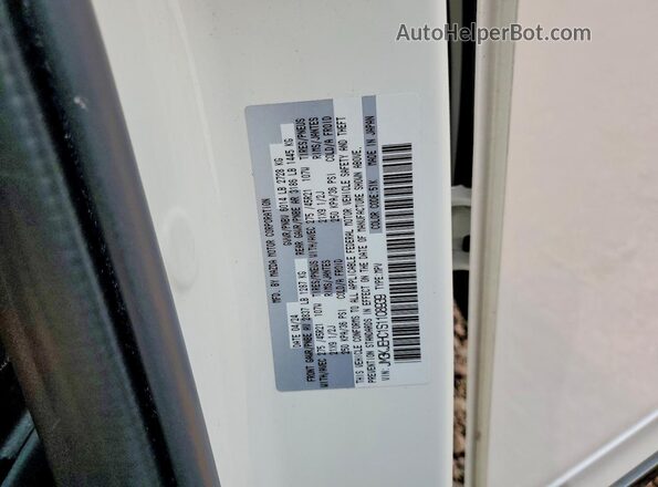 JM3KJEHC1S1108939 2025 MAZDA CX-70 White VIN sticker view