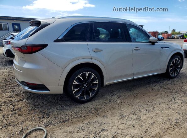 JM3KK1HC6R1141483 2024 MAZDA CX-90 Beige Հետևի աջ