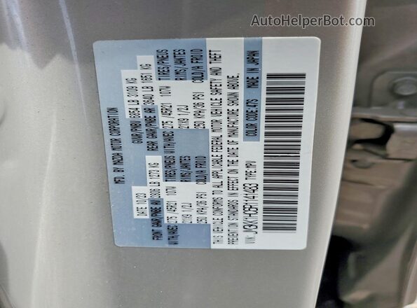 JM3KK1HC6R1141483 2024 MAZDA CX-90 Beige VIN կոդի պիտակի տեսք