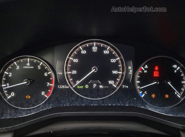 JM3KKAHD0T1353828 2026 MAZDA CX-90 Blue Instrument cluster view