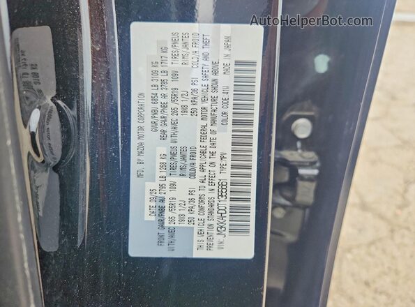 JM3KKAHD0T1355661 2026 MAZDA CX-90 Black Widok komory silnika