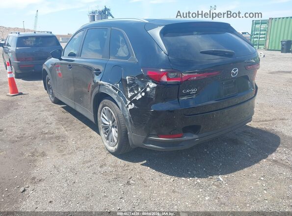 JM3KKAHD4R1182977 2024 MAZDA CX-90 Черный Задняя левая четверть