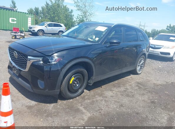 JM3KKAHD4R1182977 2024 MAZDA CX-90 Черный Передняя левая четверть
