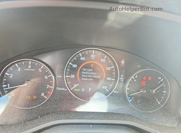JM3KKAHD5R1124182 2024 MAZDA CX-90 Blue Вид щитка приладів