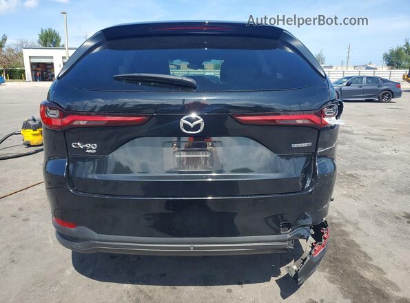 JM3KKAHD5R1134081 2024 MAZDA CX-90 Black Հետևի տեսք