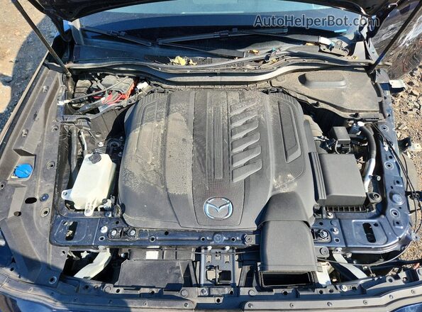 JM3KKAHD5R1144710 2024 MAZDA CX-90 Blue Engine compartment view