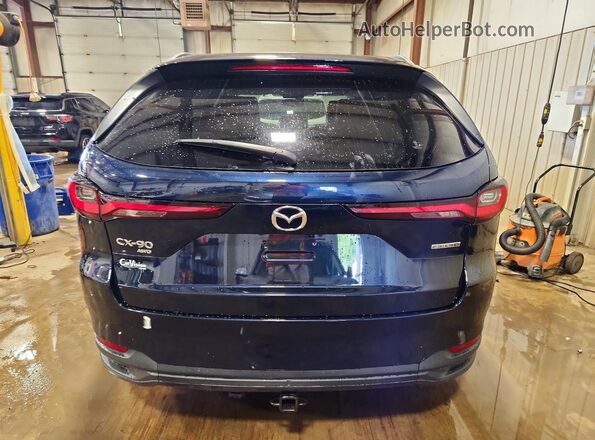 JM3KKAHD9R1166192 2024 MAZDA CX-90 Синий Вид сзади