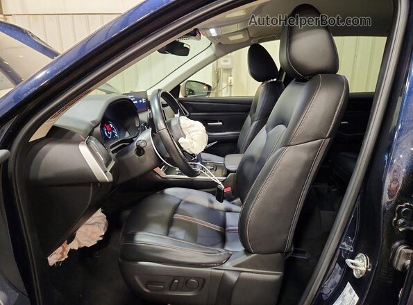 JM3KKAHD9R1166192 2024 MAZDA CX-90 Синий Вид салона спереди