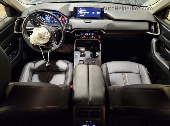 JM3KKAHD9R1166192 2024 MAZDA CX-90 Синий Вид панели приборов