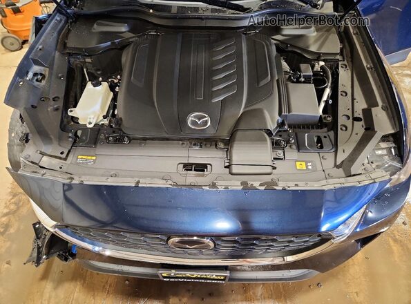 JM3KKAHD9R1166192 2024 MAZDA CX-90 Синий Вид подкапотного пространства