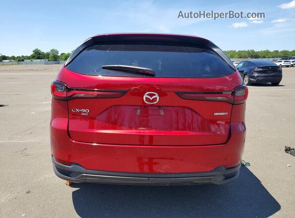 JM3KKBHA2S1248847 2025 MAZDA CX-90 Red Вид ззаду