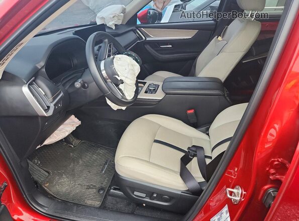 JM3KKBHA2S1248847 2025 MAZDA CX-90 Red Вид салону спереду