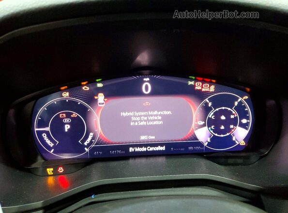 JM3KKBHA4S1194273 2025 MAZDA CX-90 Gray Вид щитка приладів