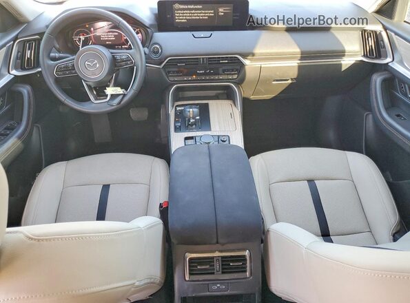 JM3KKBHA4S1234688 2025 MAZDA CX-90 Tan Вид панелі приладів