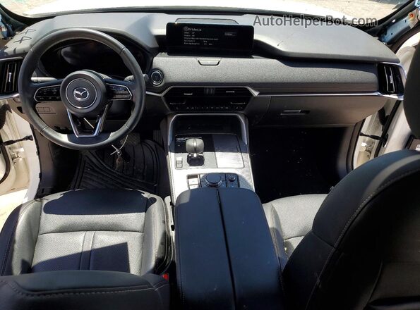 JM3KKBHA6R1156215 2024 MAZDA CX-90 White წინა პანელის ხედი