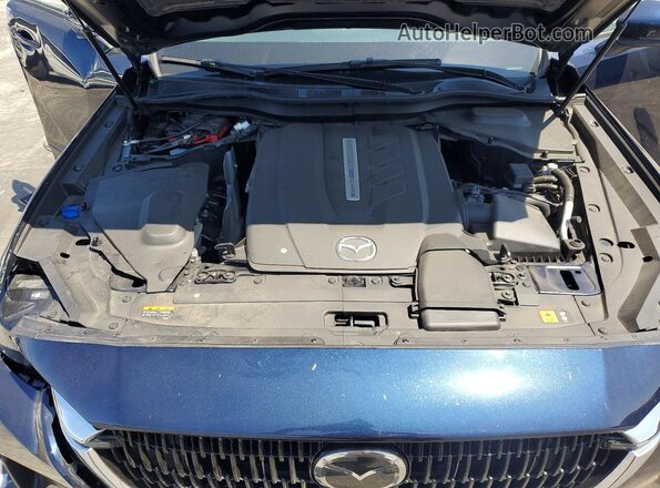 JM3KKBHA7S1208392 2025 MAZDA CX-90 Blue Սալոնի հետևի տեսք