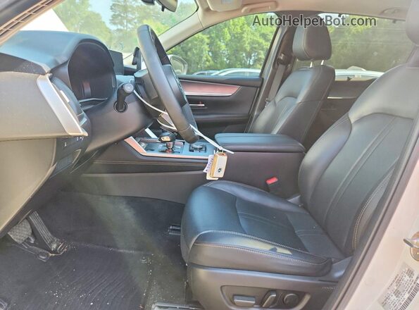 JM3KKBHAXR1157464 2024 MAZDA CX-90 White Widok wnętrza z przodu