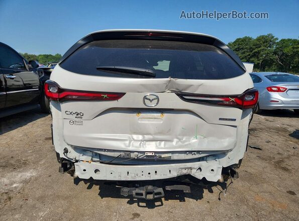 JM3KKBHAXR1157464 2024 MAZDA CX-90 White Widok z tyłu