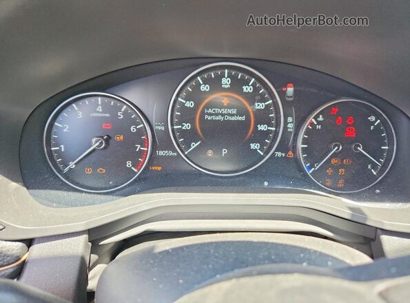 JM3KKBHD1S1240653 2025 MAZDA CX-90 Black ხელსაწყოთა პანელის ხედი