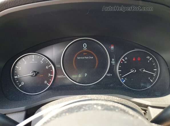 JM3KKBHD2S1217561 2025 MAZDA CX-90 Синий Вид щитка приборов