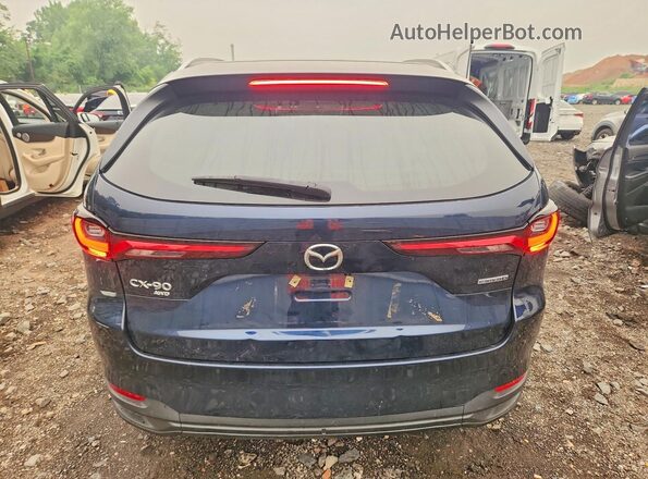 JM3KKBHD6R1185093 2024 MAZDA CX-90 Blue Вид ззаду