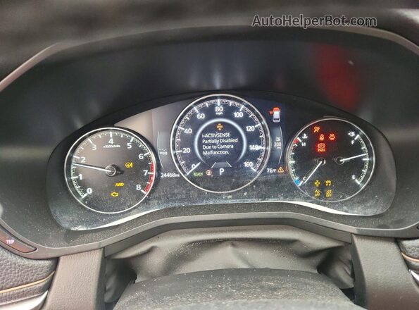 JM3KKBHD6R1185093 2024 MAZDA CX-90 Blue Вид щитка приладів