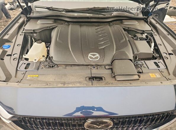 JM3KKBHD6R1185093 2024 MAZDA CX-90 Blue Вид підкапотного простору