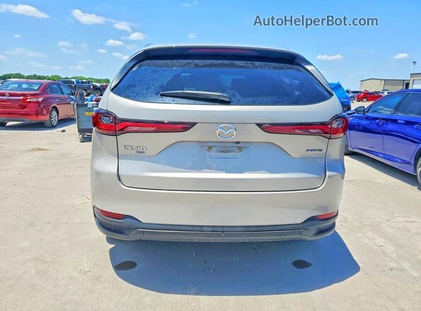 JM3KKBHD6R1186759 2024 MAZDA CX-90 Beige უკანა ხედი
