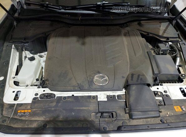 JM3KKBHDXR1171200 2024 MAZDA CX-90 Белый Вид подкапотного пространства
