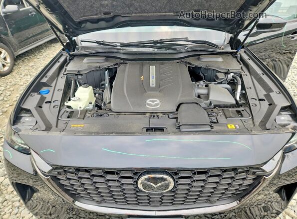 JM3KKCHA1S1248232 2025 MAZDA CX-90 Black Widok komory silnika