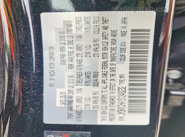 JM3KKCHA1S1248232 2025 MAZDA CX-90 Black Widok wnętrza 360 stopni