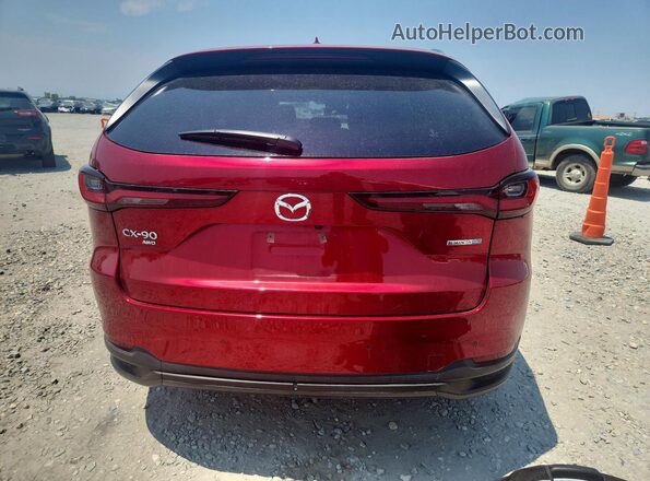 JM3KKCHA3S1220531 2025 MAZDA CX-90 Red Widok z tyłu