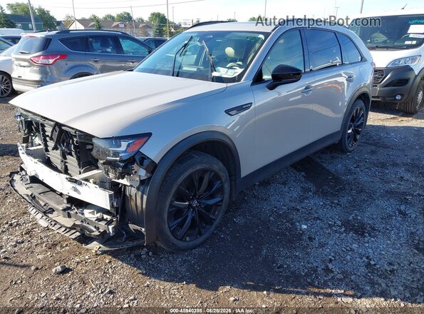 JM3KKCHD0S1198918 2025 MAZDA CX-90 Gray წინა მარცხენა ხედი სამი მეოთხედიდან