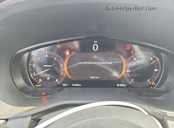 JM3KKCHD0S1200392 2025 MAZDA CX-90 Gray Вид щитка приладів