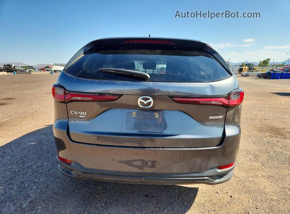 JM3KKCHD0S1200392 2025 MAZDA CX-90 Gray Вид ззаду