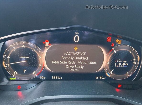 JM3KKCHD2T1376409 2026 MAZDA CX-90 Burgundy Widok zestawu wskaźników