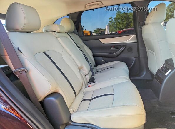 JM3KKCHD2T1376409 2026 MAZDA CX-90 Burgundy Widok wnętrza z tyłu