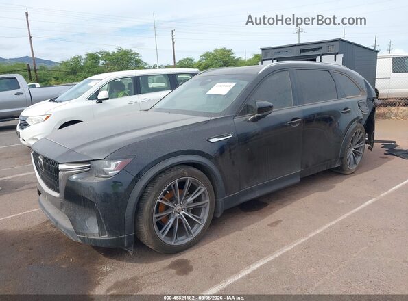JM3KKCHD6R1114918 2024 MAZDA CX-90 Черный Передняя левая четверть