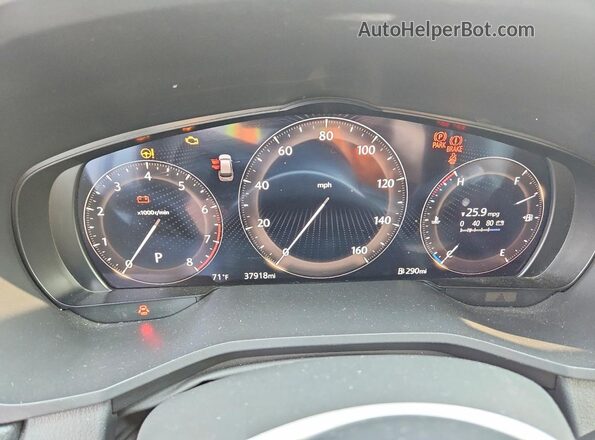 JM3KKCHD7S1229632 2025 MAZDA CX-90 Gray Սարքավորումների վահանակի տեսք