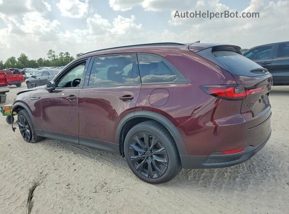 JM3KKCHD8T1387463 2026 MAZDA CX-90 Burgundy Հետևի ձախ