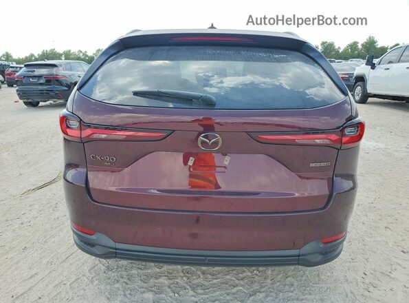 JM3KKCHD8T1387463 2026 MAZDA CX-90 Burgundy Հետևի տեսք