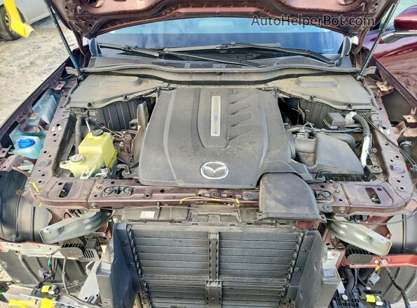 JM3KKDHA3R1108621 2024 MAZDA CX-90 Burgundy Вид підкапотного простору