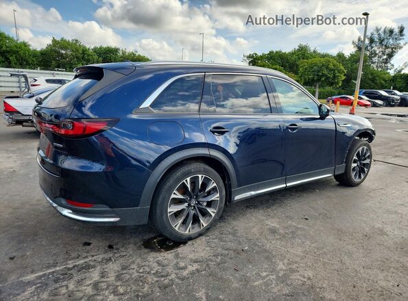 JM3KKDHA4R1158203 2024 MAZDA CX-90 Blue Հետևի աջ