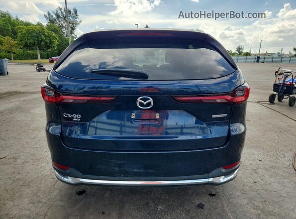 JM3KKDHA4R1158203 2024 MAZDA CX-90 Blue Հետևի տեսք