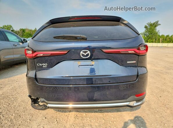 JM3KKDHC1S1206179 2025 MAZDA CX-90 Blue Вид ззаду