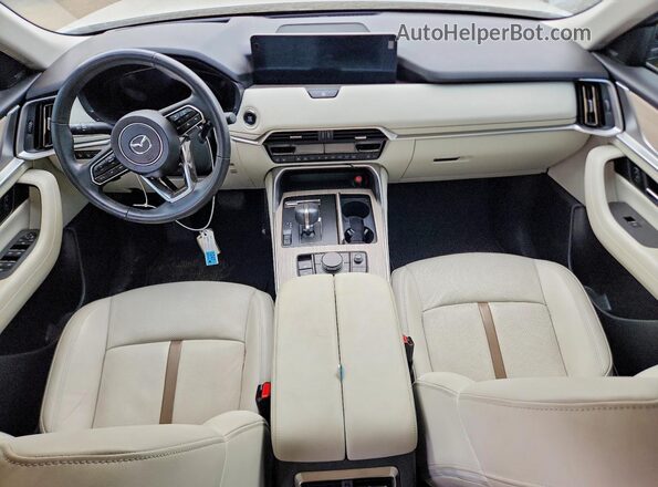 JM3KKDHC2R1101094 2024 MAZDA CX-90 Белый Вид панели приборов