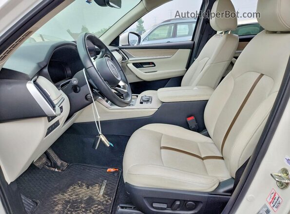 JM3KKDHC2R1101094 2024 MAZDA CX-90 Белый Вид салона спереди