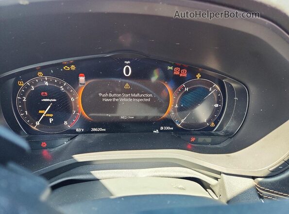 JM3KKDHC4S1216964 2025 MAZDA CX-90 Red Widok zestawu wskaźników